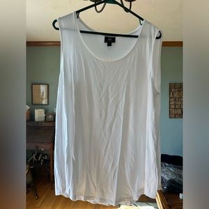 JM Collection White Tank XL